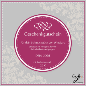 Geschenkgutschein: 25 Euro