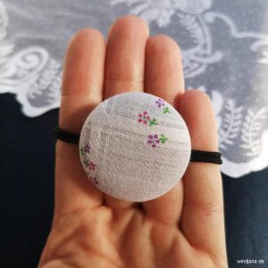 Vintage-Haarknopf Tiny Flowers