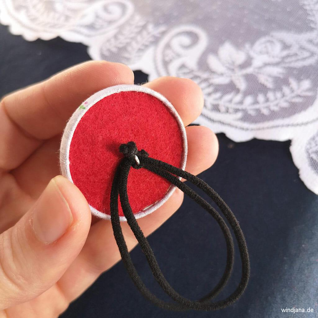 Vintage-Haarknopf Tiny Flowers – Bild 2