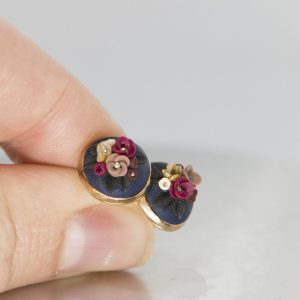 vintage-ohrringe-windjana-gold-blau-rosa-beige-gwendolin-2.jpg Edelstahl Ohrringe Gwendolin