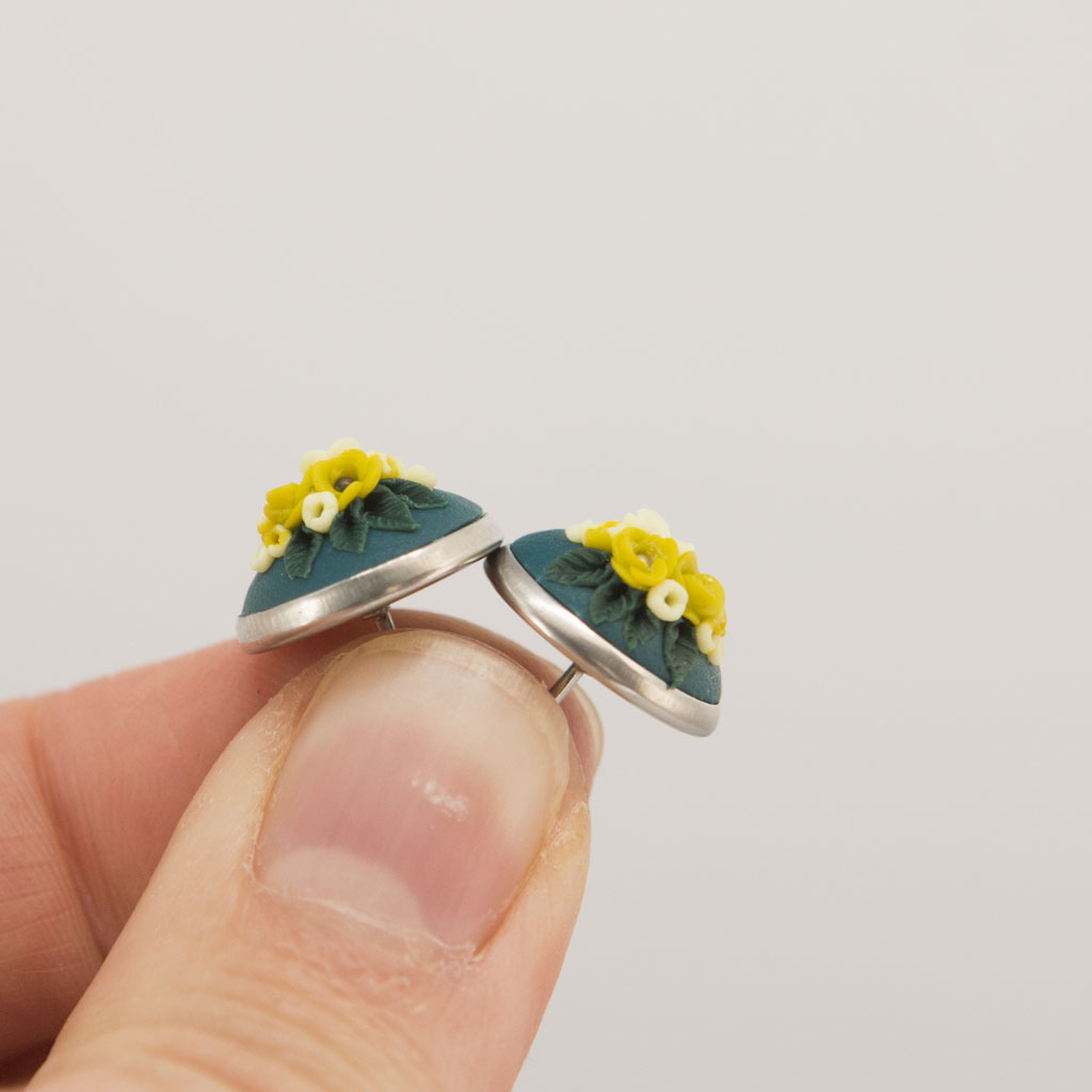 Edelstahl Ohrringe Jelka – Bild 2